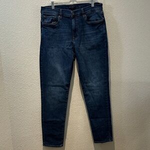 Lucky Brand Men's Athletic Slim Dark Blue Jeans Size 34x34